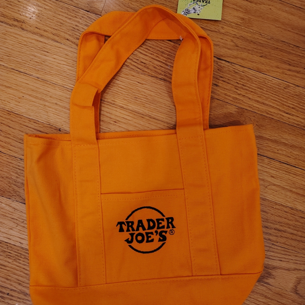 Trader Joe's Orange Tote Bag